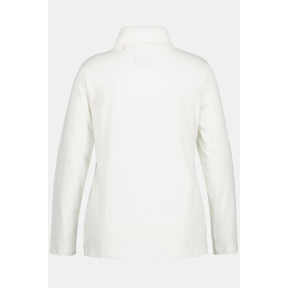 Ulla Popken Slim Langarm Rollkragen Shirt  