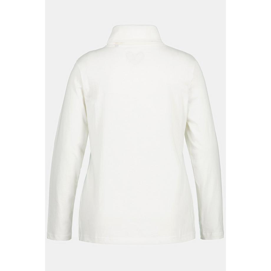 Ulla Popken Slim Langarm Rollkragen Shirt  