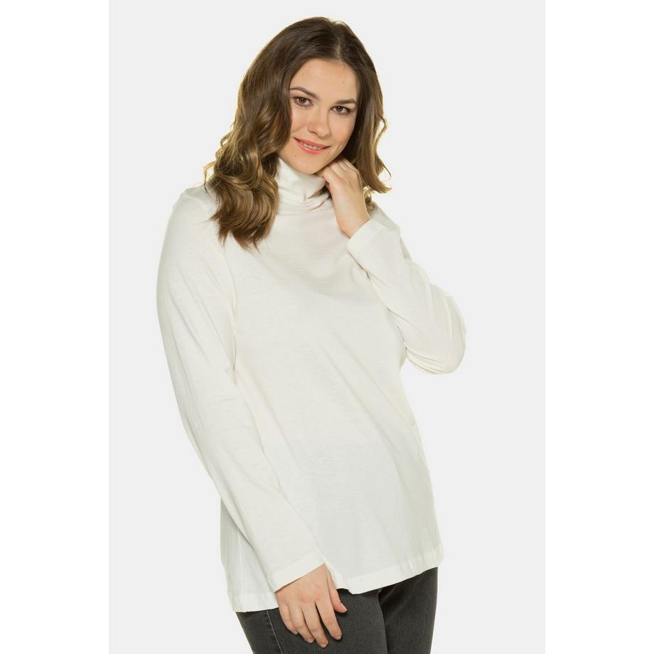 Ulla Popken Slim Langarm Rollkragen Shirt  