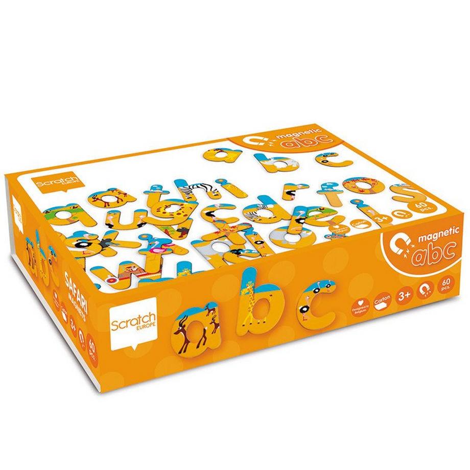 Scratch  Magnete Buchstaben Safari (60Teile) 