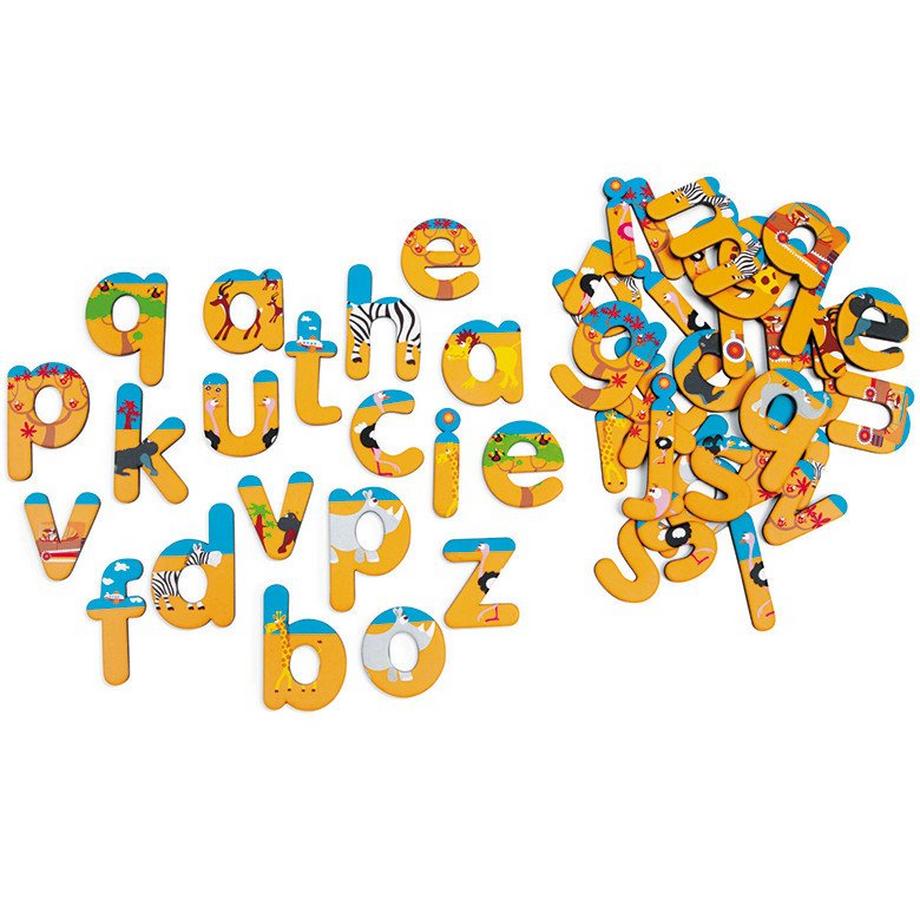 Scratch  Magnete Buchstaben Safari (60Teile) 