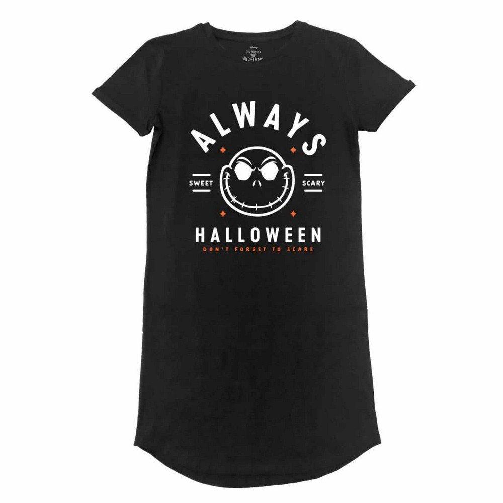 Image of Always Halloween Tshirtkleid Damen Schwarz XXL