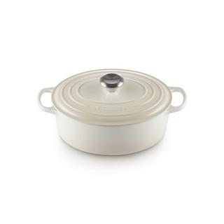 LE CREUSET Signature Bräter Oval  27 cm Meringue  