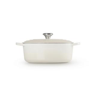 LE CREUSET Signature Bräter Oval  27 cm Meringue  