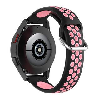 Cover-Discount  Bracelet sport en silicone 20mm troué rose 