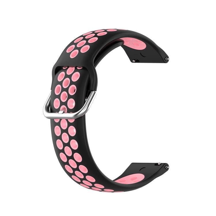 Cover-Discount  20mm cinturino sportivo in silicone perforato rosa 