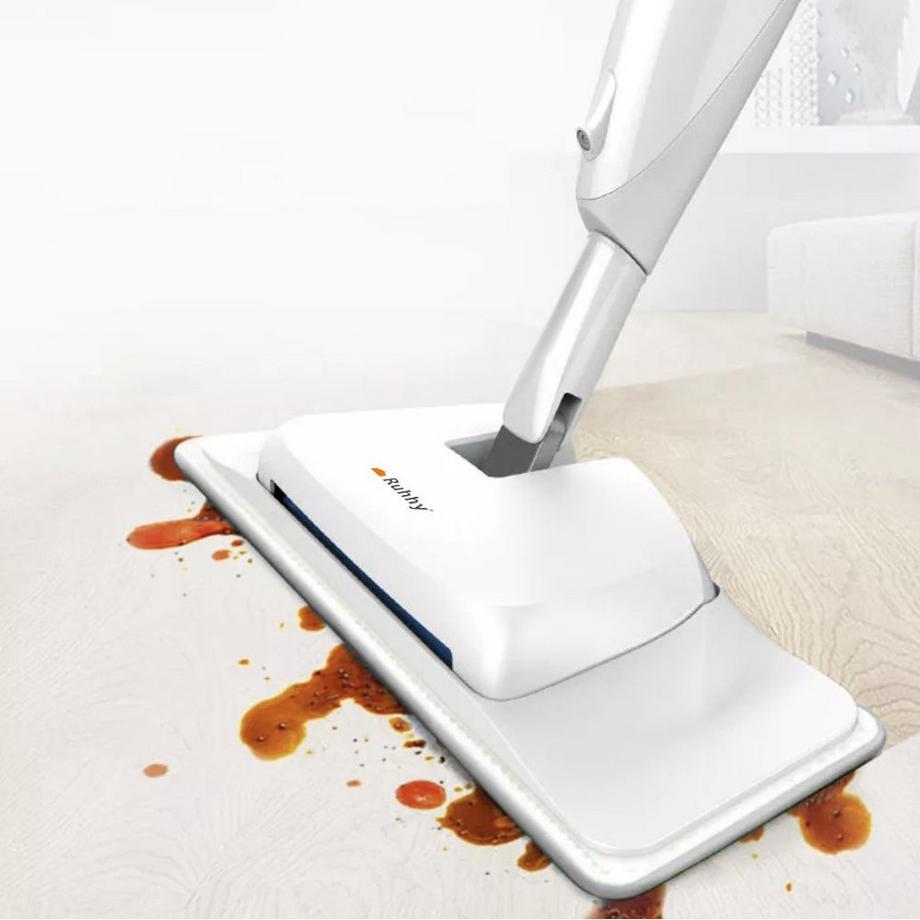 Ruhhy  Bodenwischer mit Wassertank und Abfallbehälter 