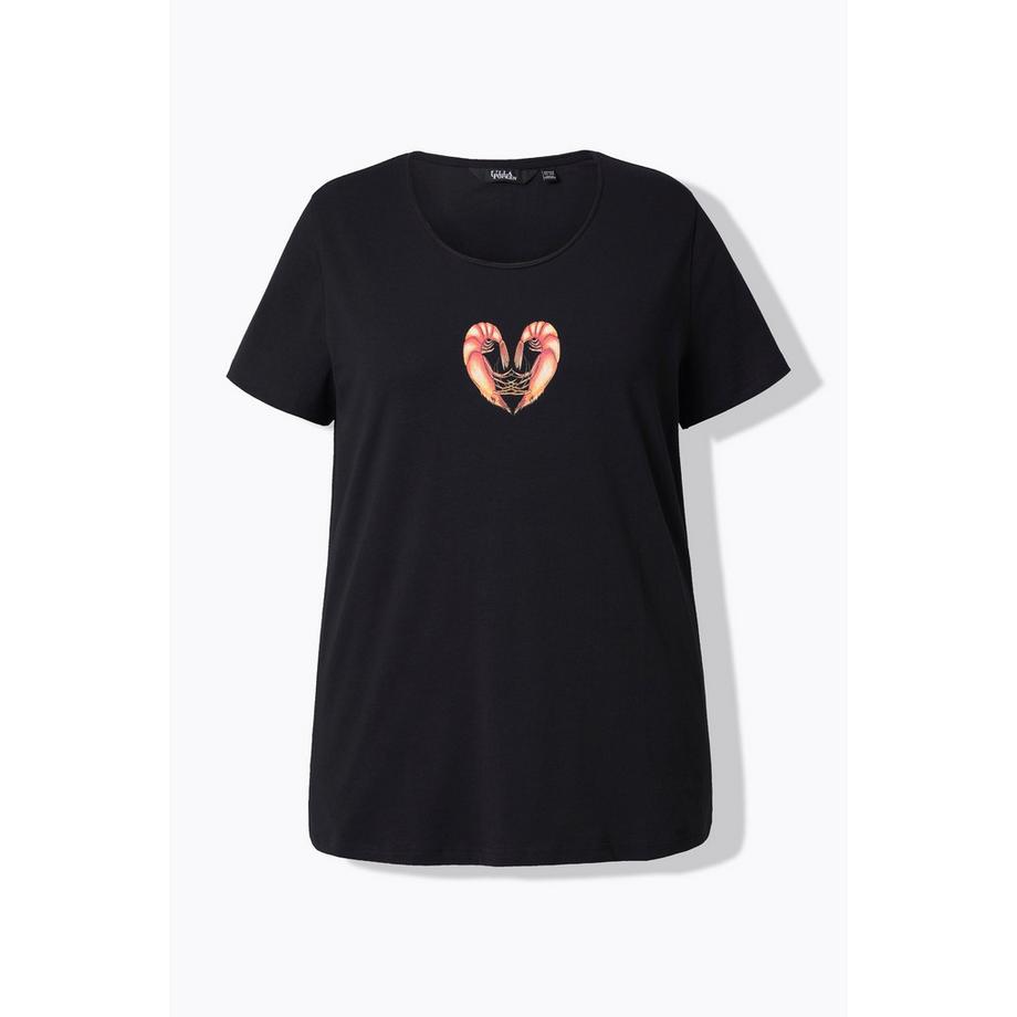 Ulla Popken Scampi Classic Girocollo Mezze Maniche T-Shirt  