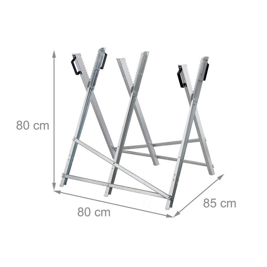 B2X Klappbarer Sägeständer aus Metall  