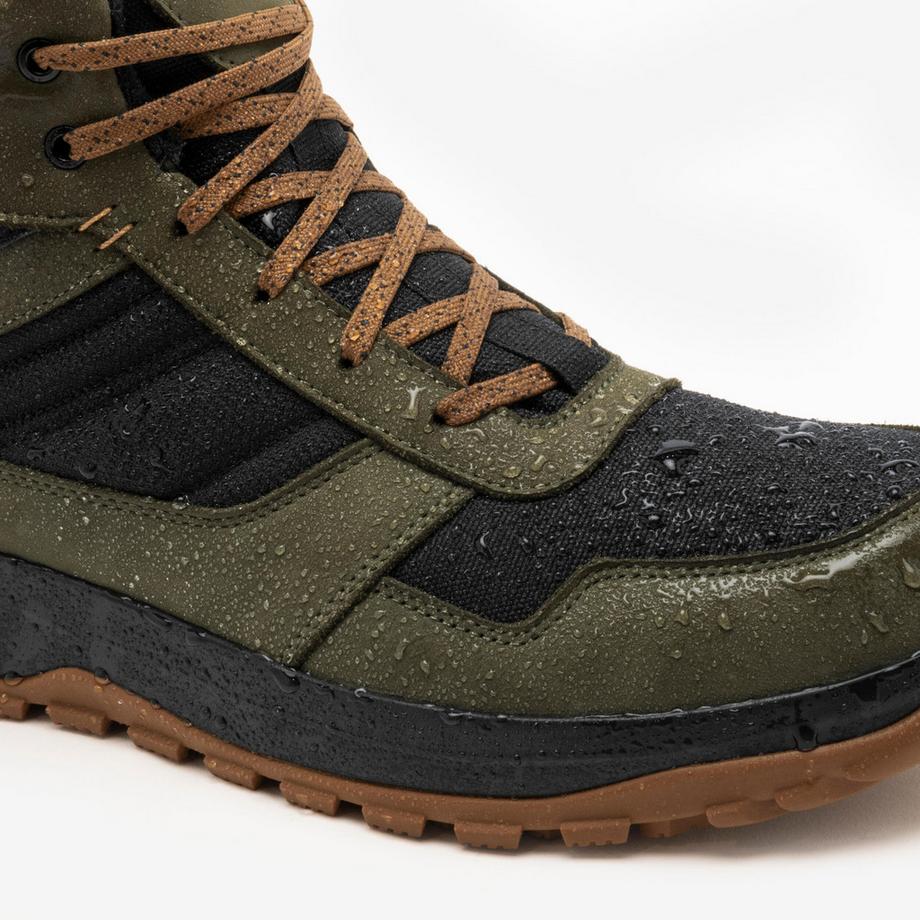 QUECHUA  Wanderschuhe  halbhoch Leder warm 