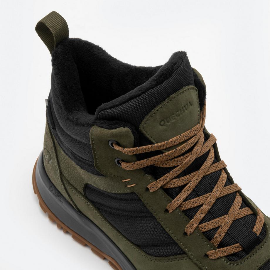 QUECHUA  Wanderschuhe  halbhoch Leder warm 