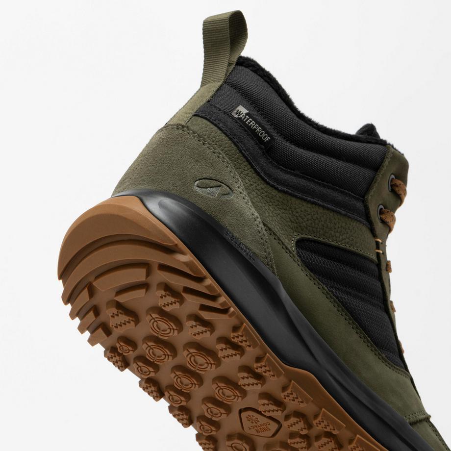 QUECHUA  Wanderschuhe  halbhoch Leder warm 