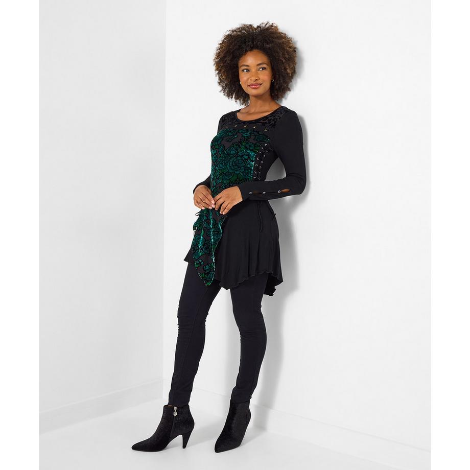 Jersey-Devore-Tunika