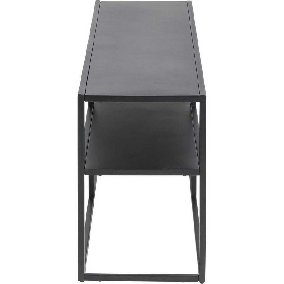 mutoni Meuble TV Modern Line 1 fond acier noir 120x30x46cm  