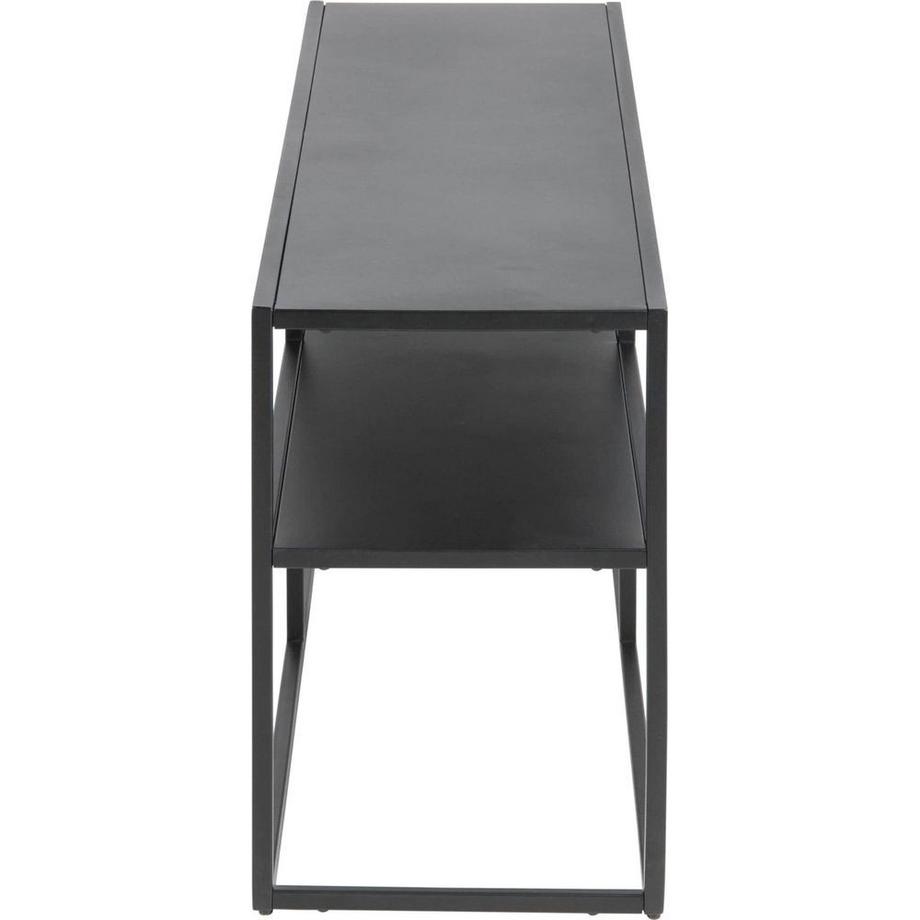 mutoni Meuble TV Modern Line 1 fond acier noir 120x30x46cm  