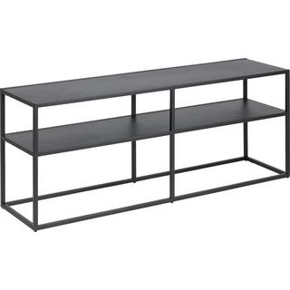 mutoni Tavolo TV Modern Line 1 piano acciaio nero 120x30x46cm  