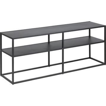 TV-Tisch Modern Line 1 Boden Stahl Schwarz 120x30x46cm