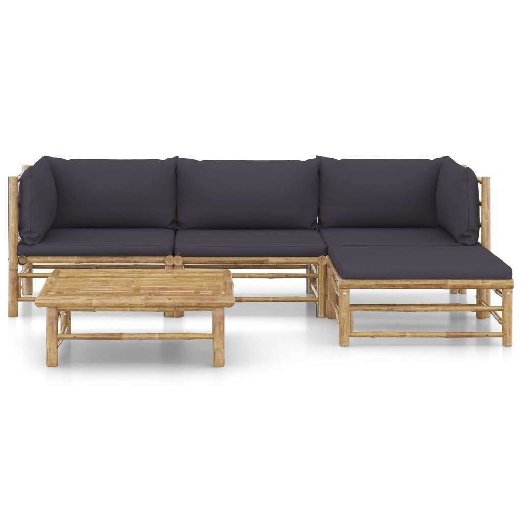 VidaXL Garten-lounge-set bambus  