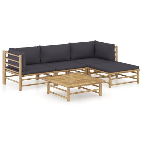 VidaXL Garten-lounge-set bambus  