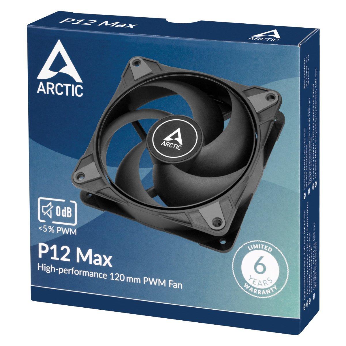 Arctic  P12 Max - High-performance 120 mm PWM Lüfter 