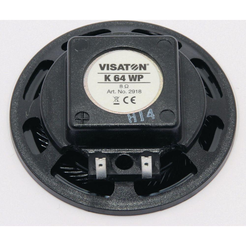 Visaton  Visaton K 64 WP 2 W 1 pz Altoparlante a gamma completa 