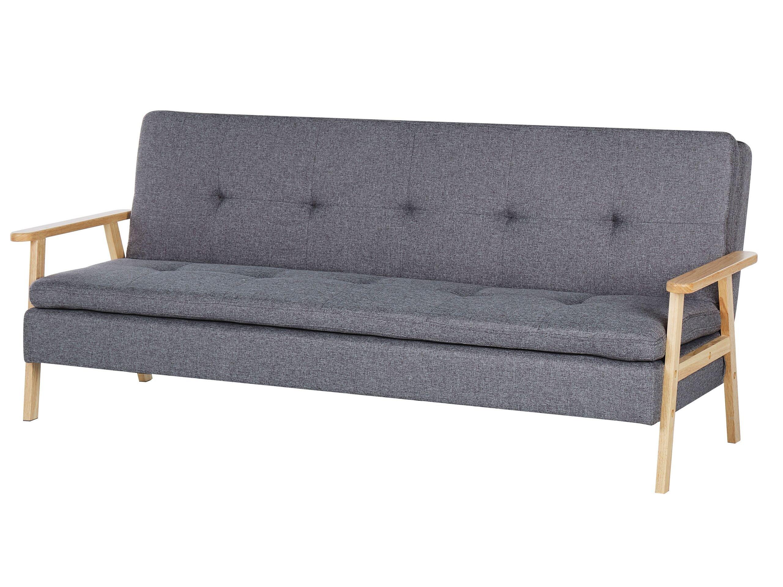 Beliani Schlafsofa aus Polyester Retro TJORN  