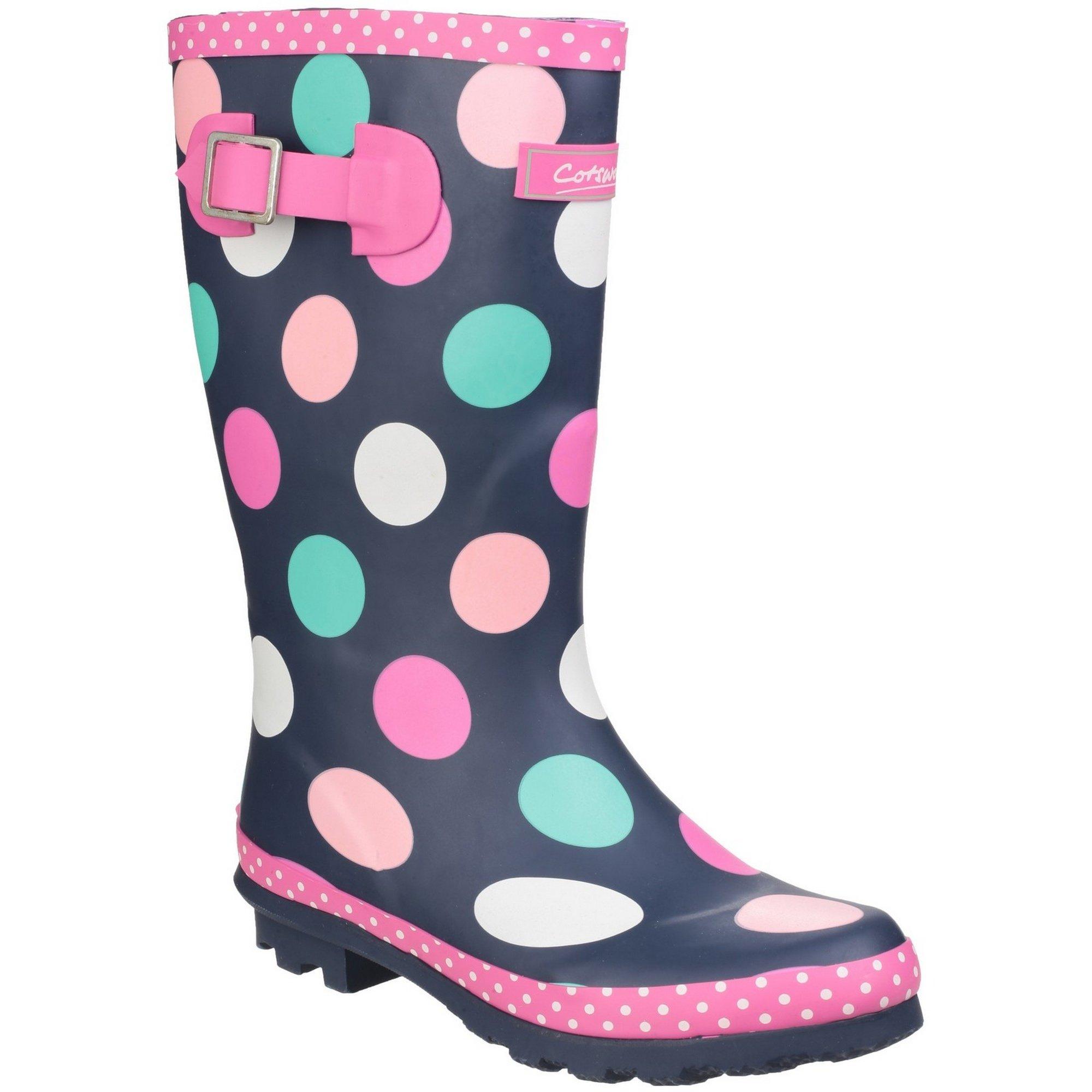 Image of Dotty Spotted Gummistiefel Unisex Multicolor 33