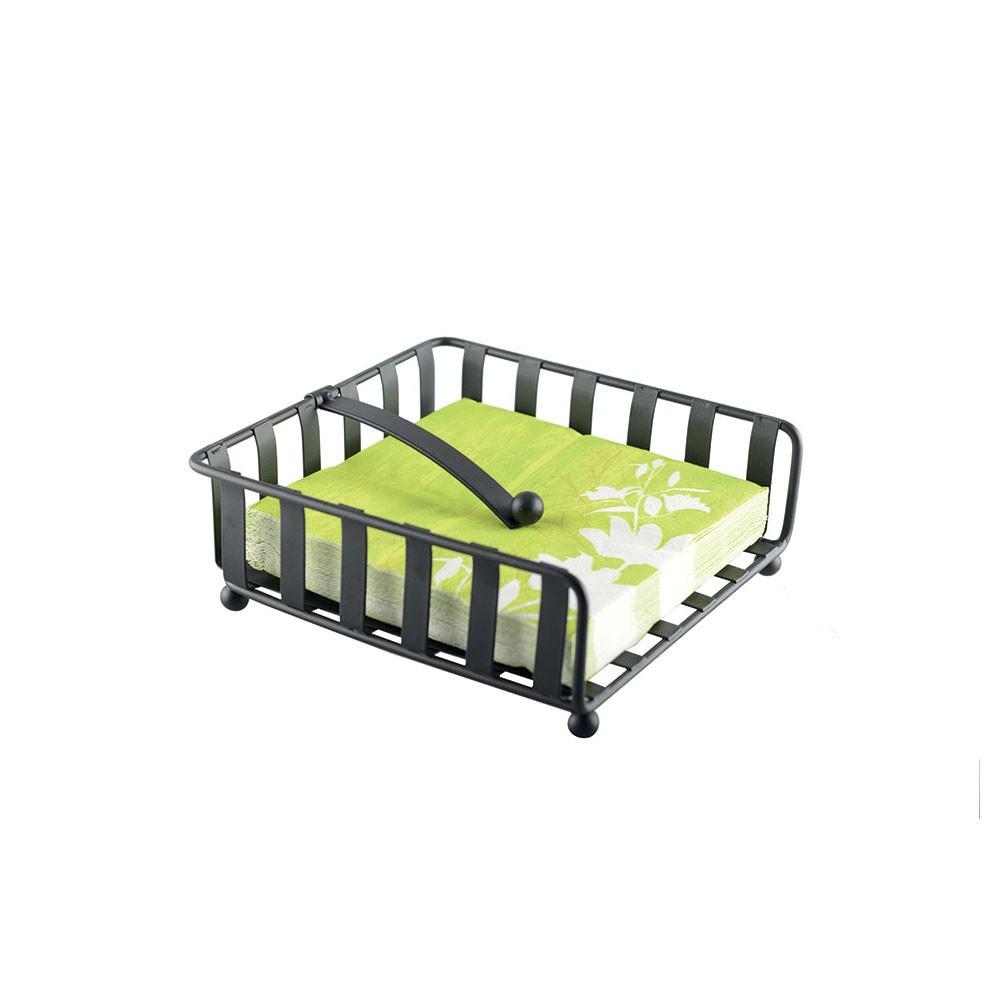 Image of Schwarzer Serviettenhalter Unisex ONE SIZE