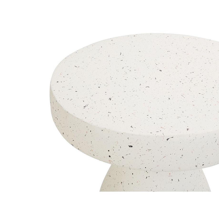 Beliani Beistelltisch aus Leichtbeton (MgO) Rustikal BIVIERE  