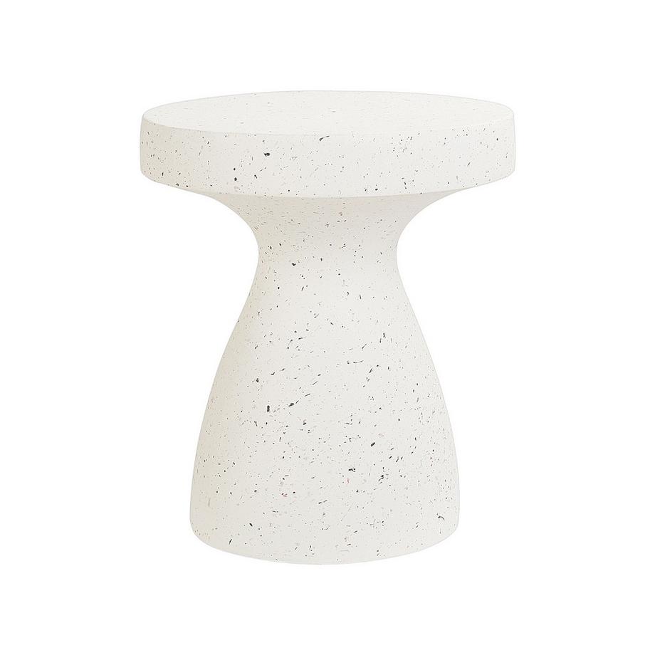 Beliani Beistelltisch aus Leichtbeton (MgO) Rustikal BIVIERE  