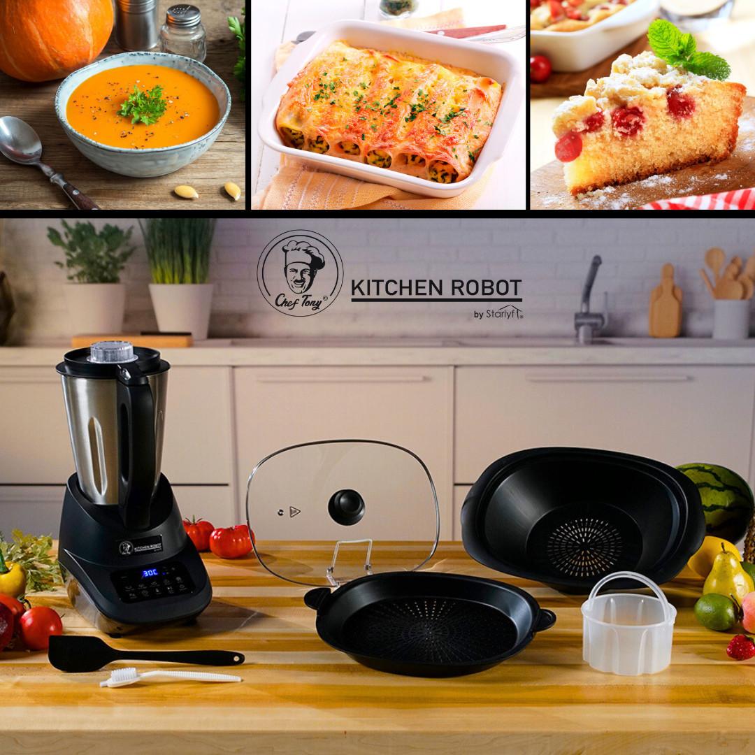 STARLYF Chef Tony Kitchen Robot Full Set - Robot da cucina set completo  