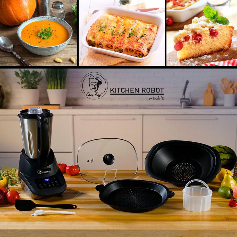 STARLYF Chef Tony Kitchen Robot Full Set - Robot da cucina set completo  