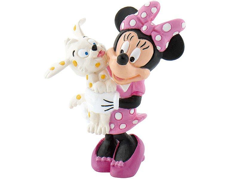 BULLYLAND  Comic World Minnie Mouse mit Hündchen 