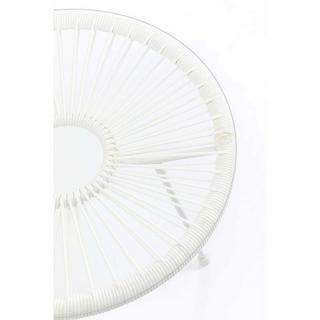 KARE Design Table d&#039;appoint Acapulco Blanc  