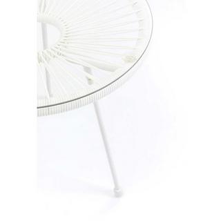 KARE Design Table d&#039;appoint Acapulco Blanc  