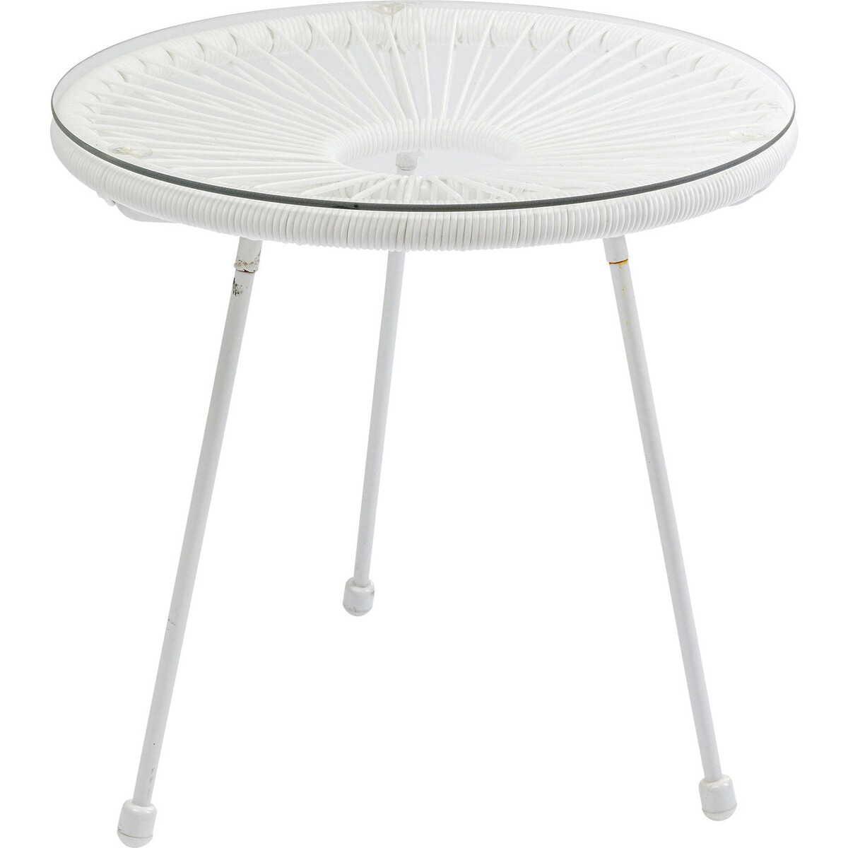 KARE Design Beistelltisch Acapulco Weiss  