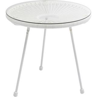 KARE Design Table d&#039;appoint Acapulco Blanc  