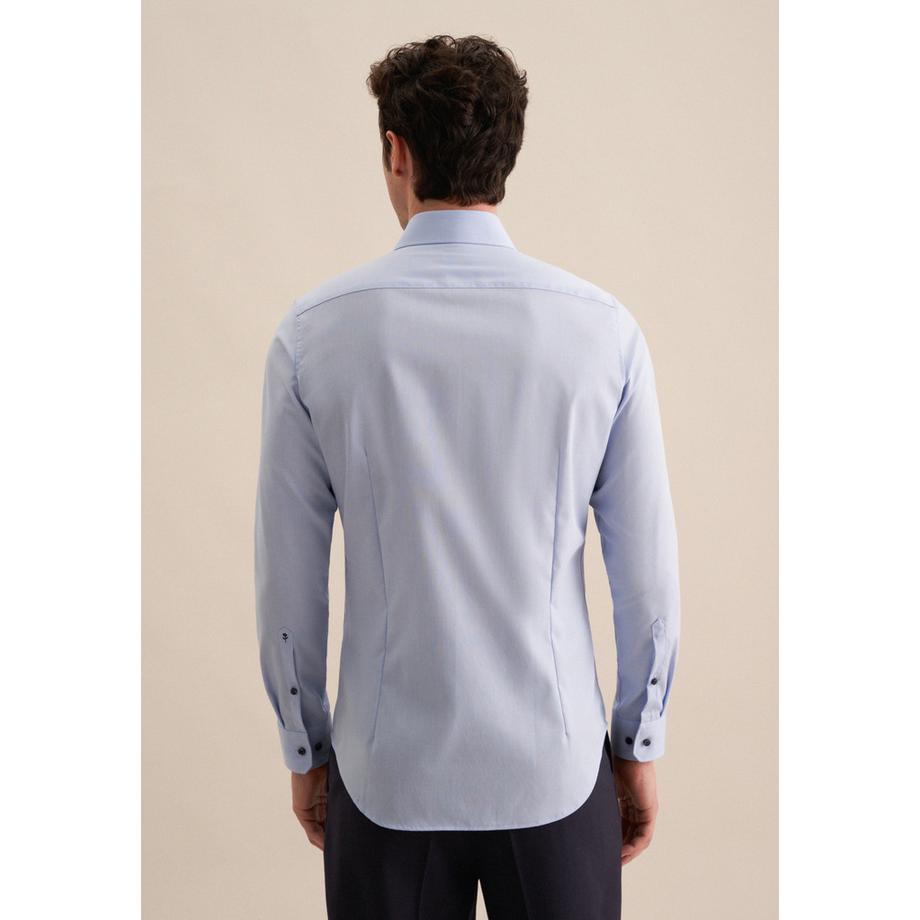 Seidensticker Business Hemd Slim Fit Langarm Uni  