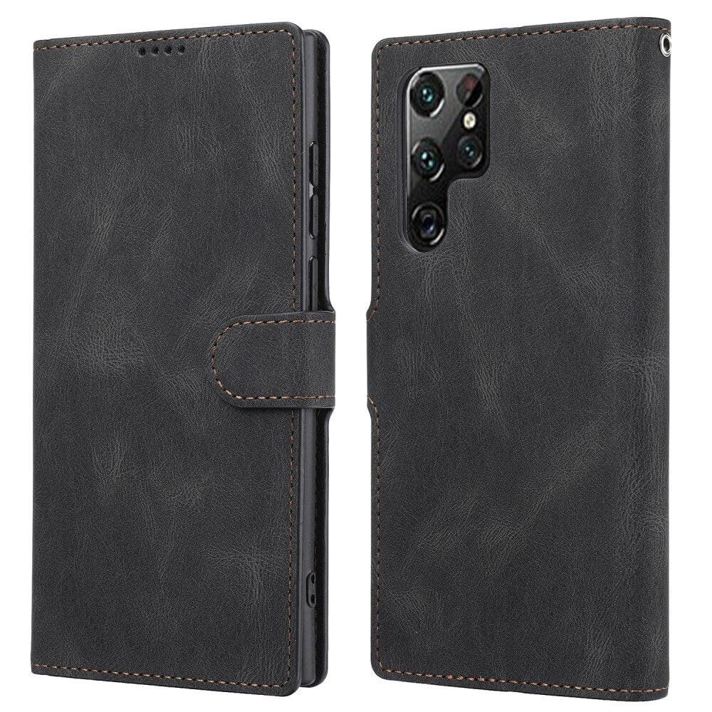 Cover-Discount  Galaxy S23 Ultra - Leder Etui Hülle 