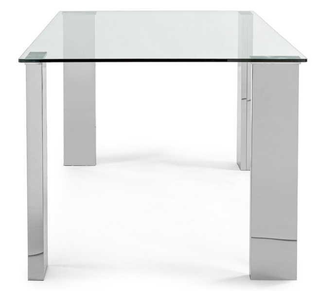 mutoni Table à manger New Arley acier 160x90  