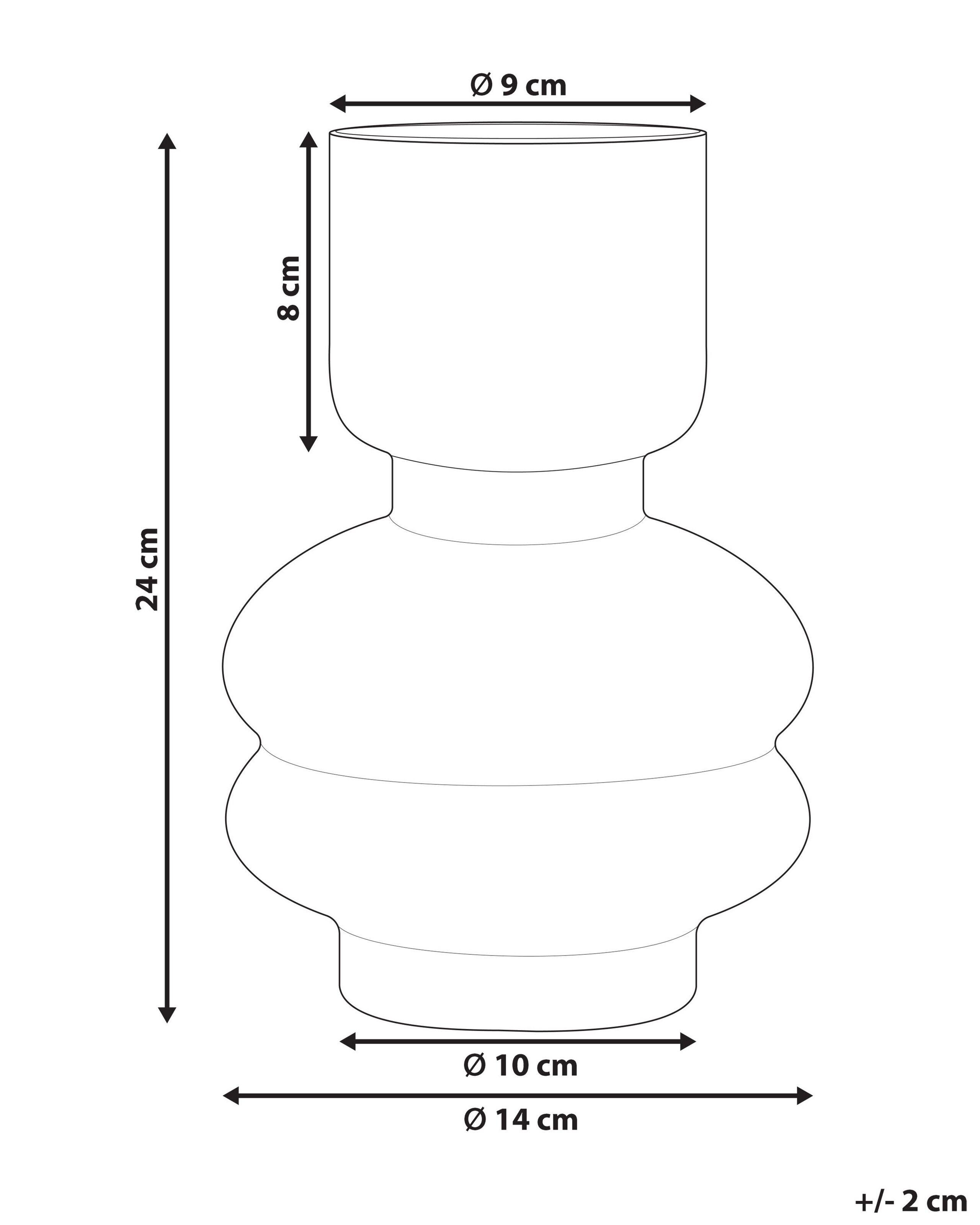 Beliani Dekoration aus Glas Glamourös RODIA  