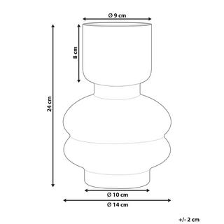 Beliani Dekoration aus Glas Glamourös RODIA  