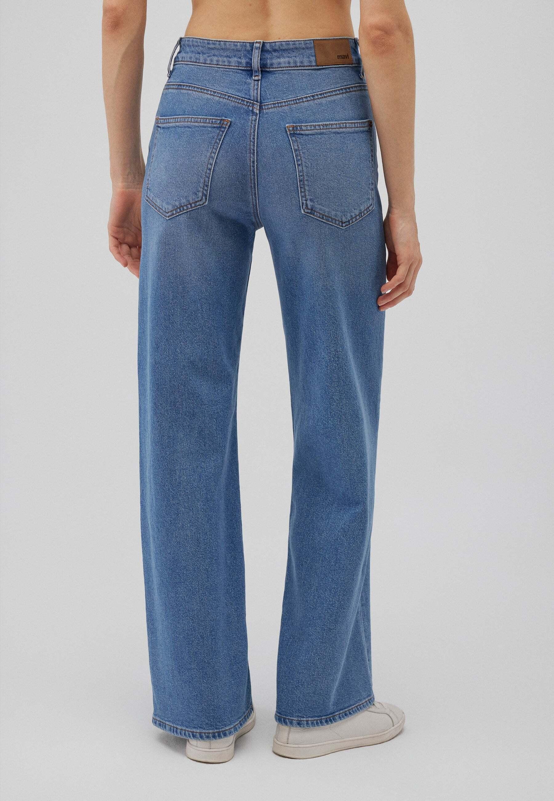 Mavi Malibu Loose Wide Leg Jeans  