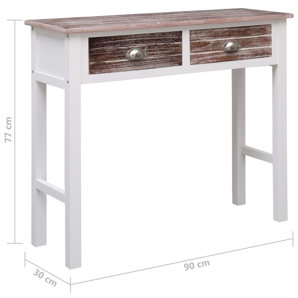 VidaXL Table console bois  