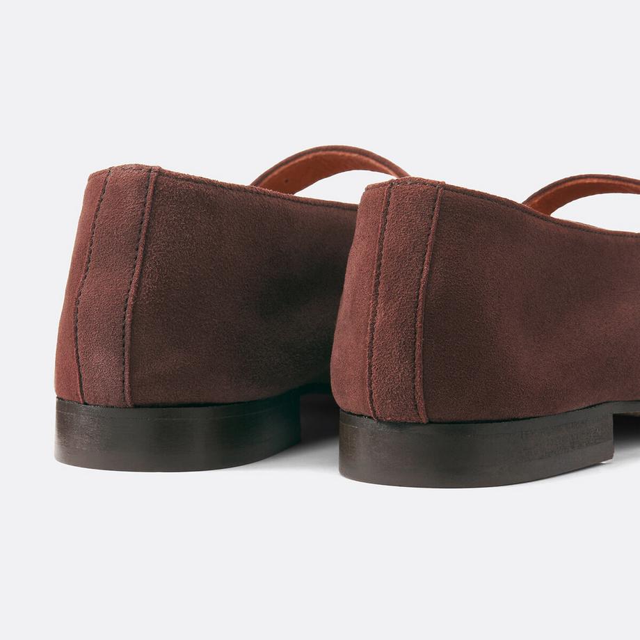 La Redoute Collections Ballerines en Cuir Suédé Ballerines en cuir suédé 