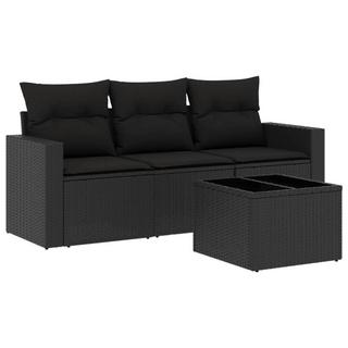 VidaXL set divano da giardino Polirattan  