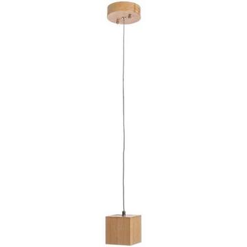 Lampe à suspension LED Arese bois