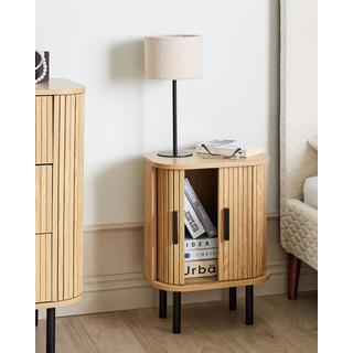 Beliani Table de chevet en MDF Rétro BRADLEY  