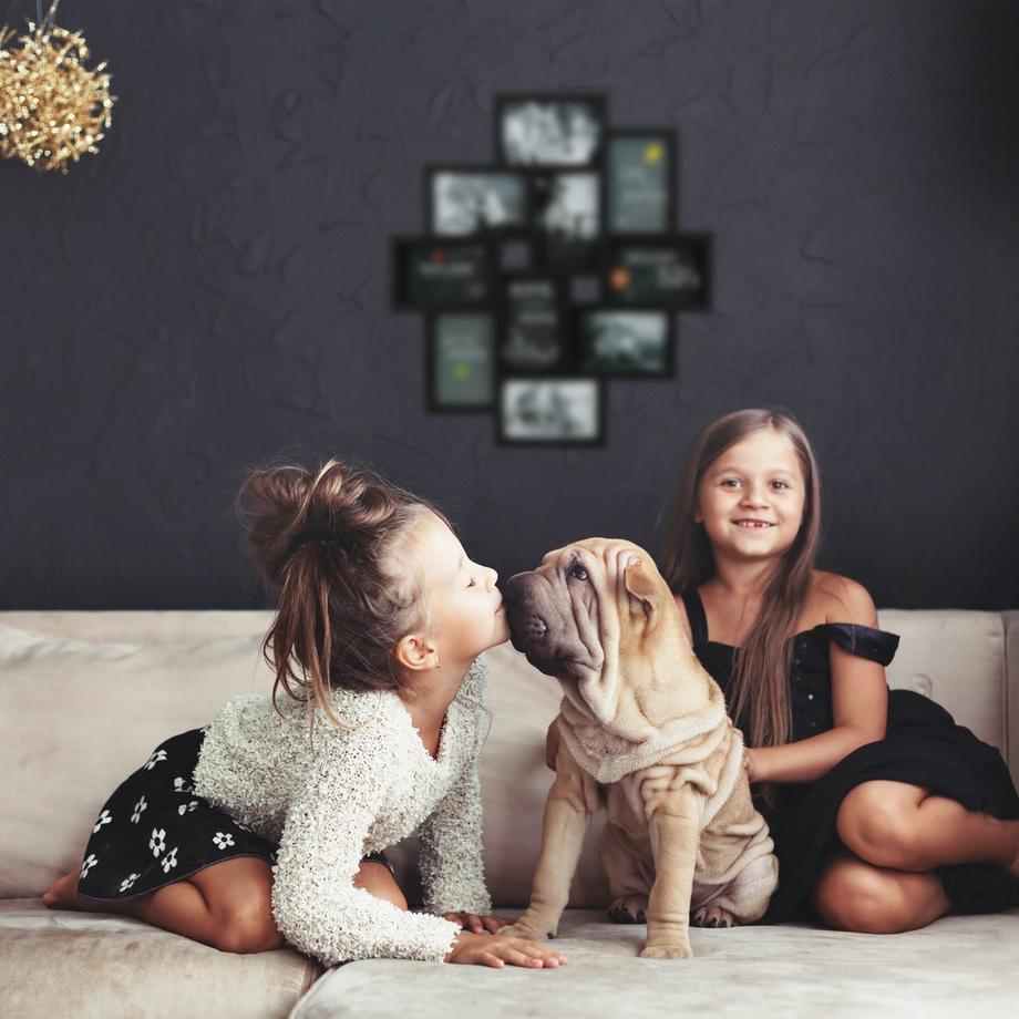 B2X Collage de cadres photo 10 photos  