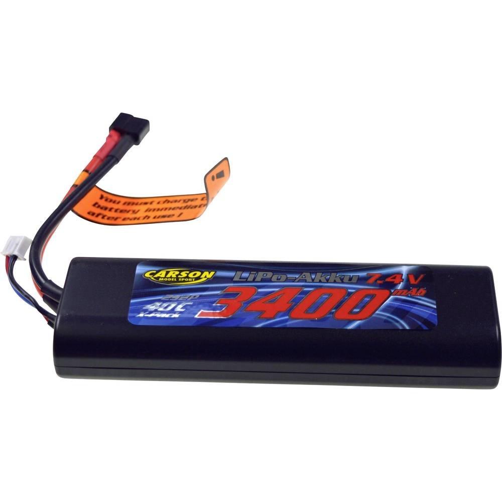 Image of 7.4V 3400 mAh 40C LiPo-Akku Multicolor